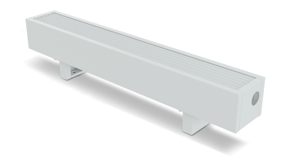 Standing convector SC 100-15-21.5 Color: white, RAL 9016