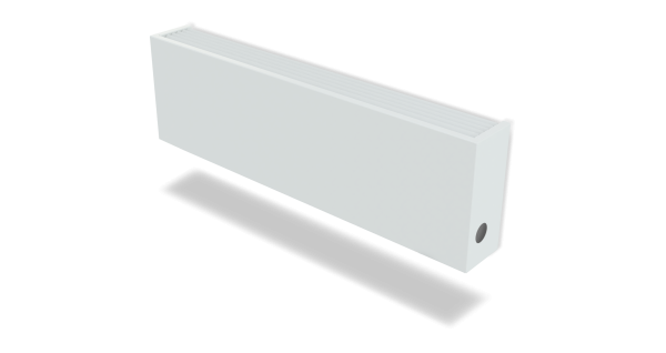 Wall mounted convector WMC 180-18-30 Color: white, RAL 9016