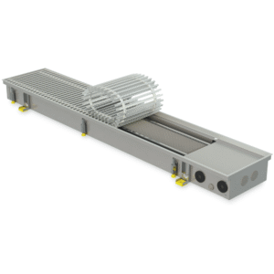 Trench natural convection convector without fan